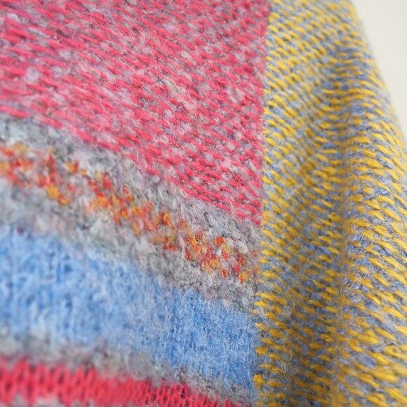 FATE Multicolored Turtleneck Pullover Sweater sz M - Picture 6 of 8